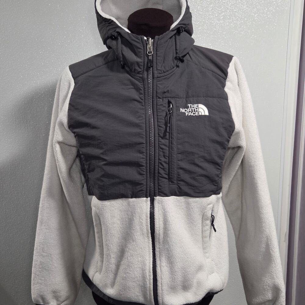 The North Face Denali Jacket Women's XS White & Gray Summit Series VTG
